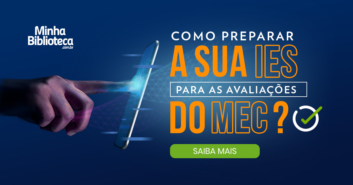 Banner para download de material grátis sobre avaliações do MEC